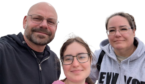 Launier Family at Statue of Liberty